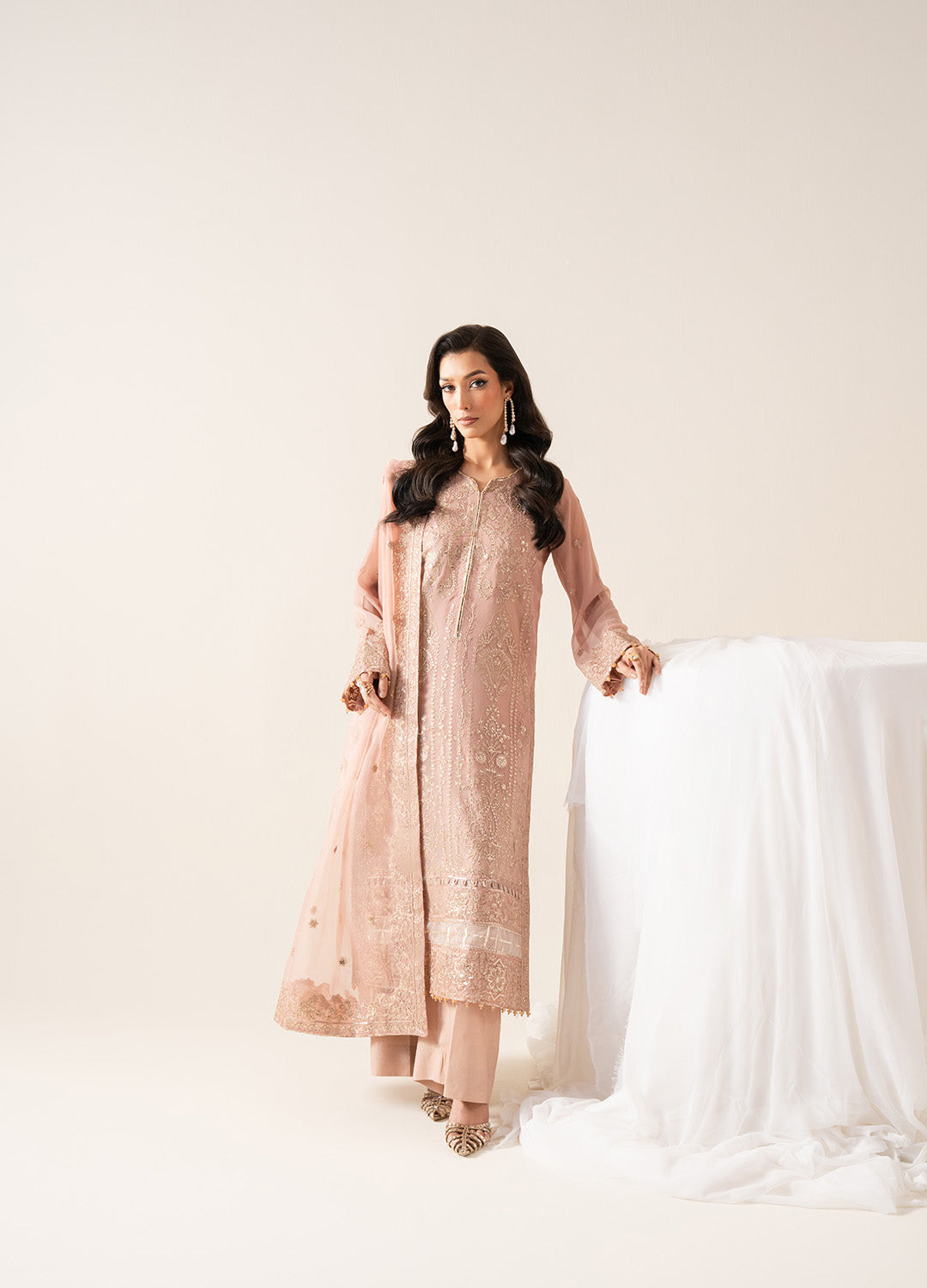 Freesia Embroirdered Chiffon Unstitched Collection 25 | SOPHIA - FS50129