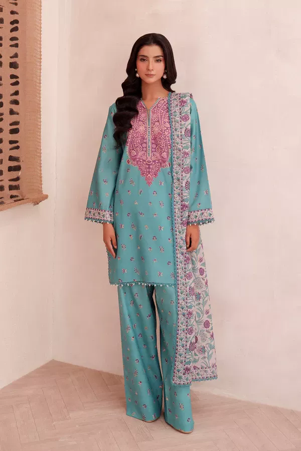 SO KAMAL Printed - 3 Pc Lawn Suit | DPL 4801