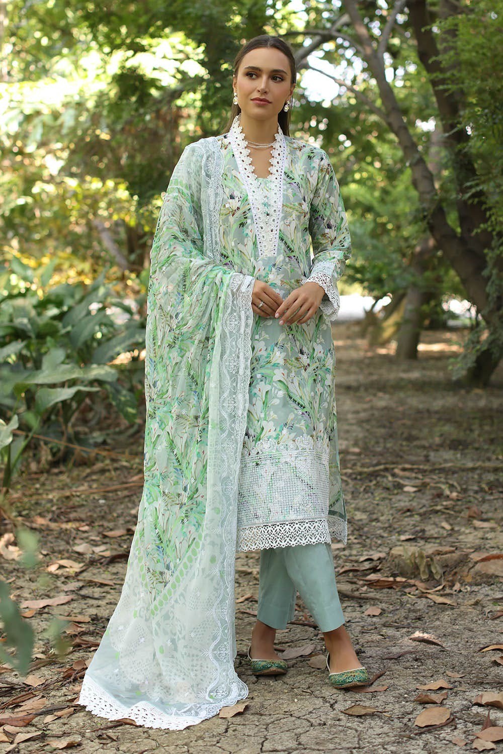 GulAhmed The Joy Of Summer 2025 | PR-52007 Unstitched Embroidered Lawn Suit 3pc