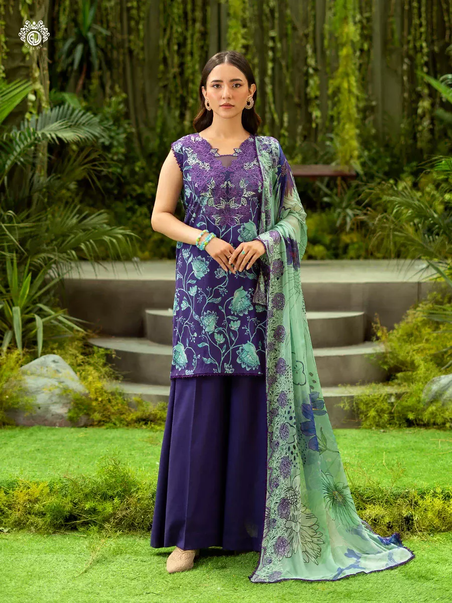 Gulljee Rang Pasand | 3 PC UN-STITCHED | GRP2516A4