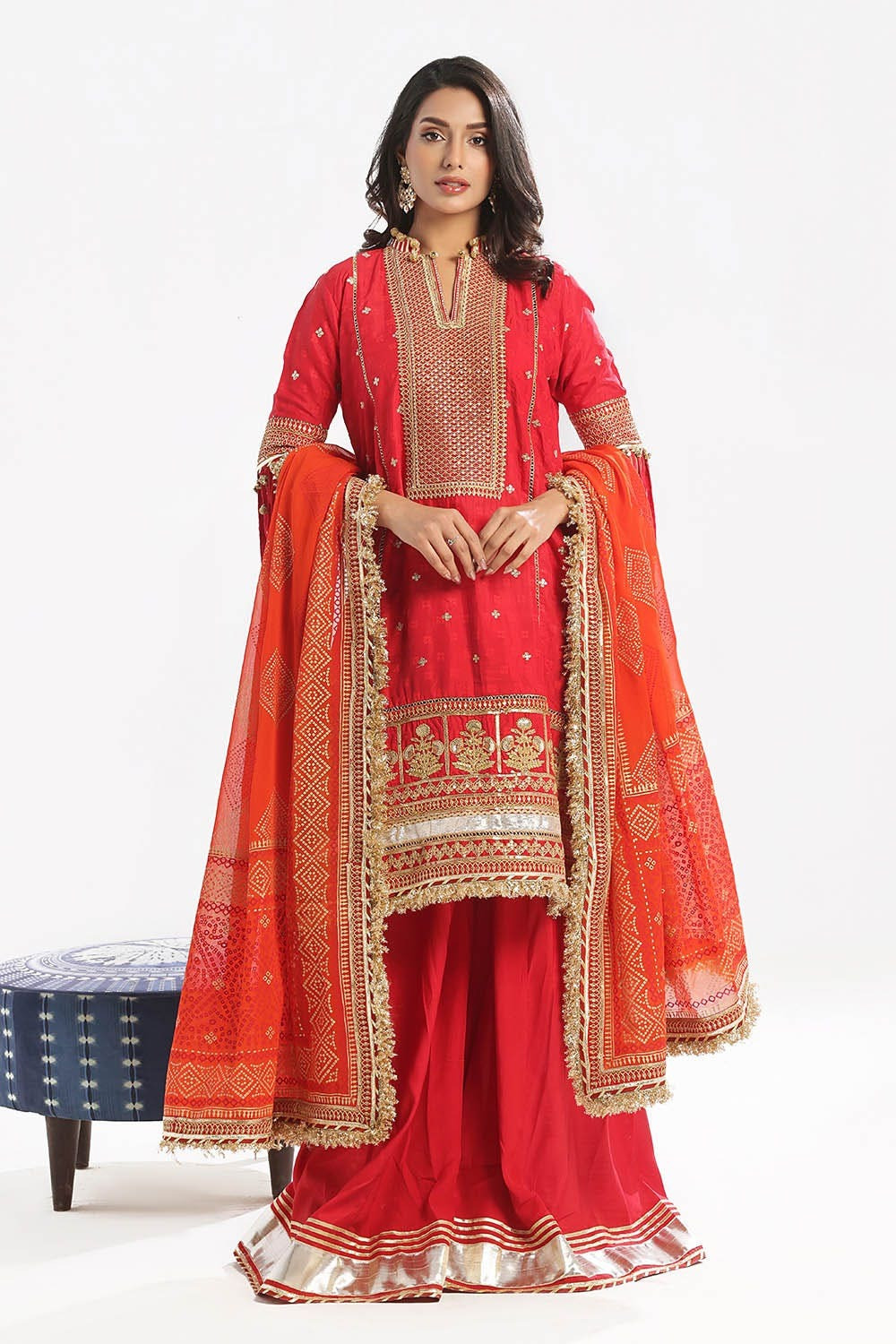 Gul Ahmed Chunri Unstitched | SHELAI25114