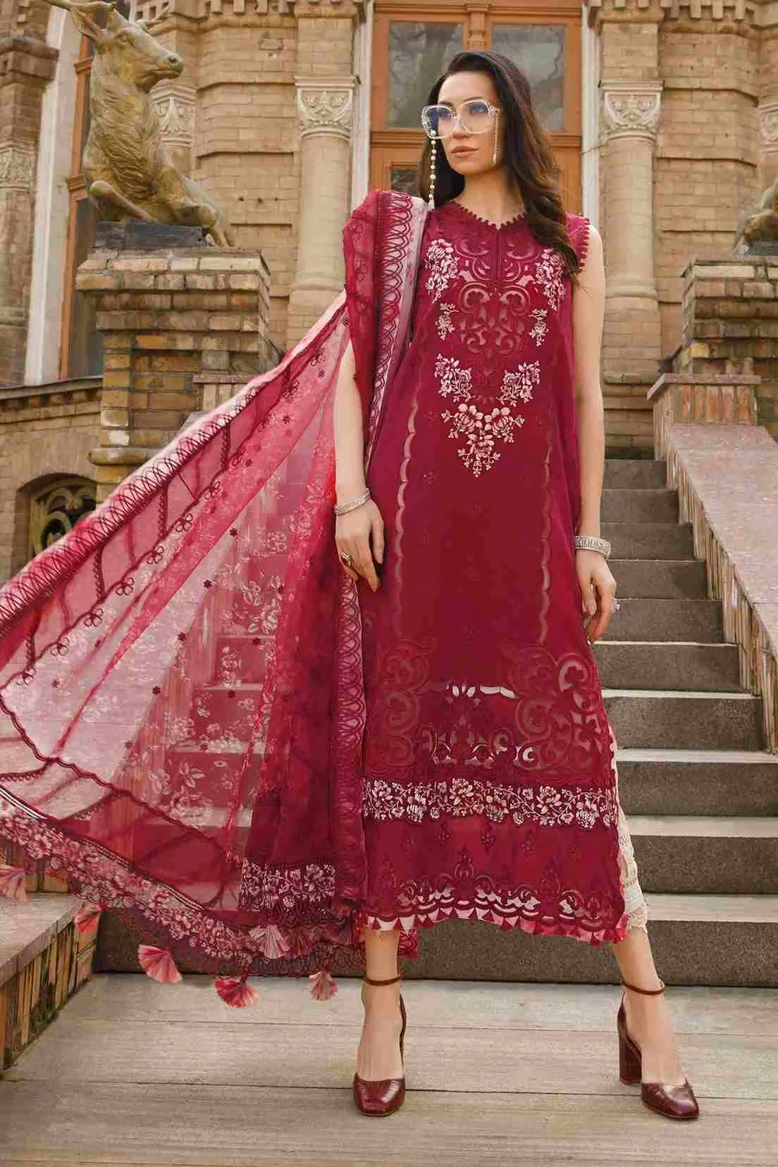 Maria B lawn collection volume-23 15B three piece at Shelai