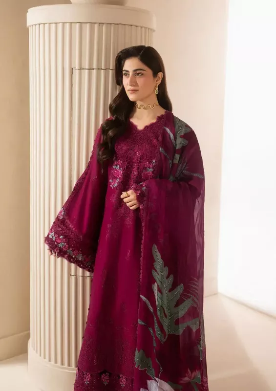 E-CRAFT by Elaf Premium Unstitched Printed Lawn 2026 | SHELAI26082504