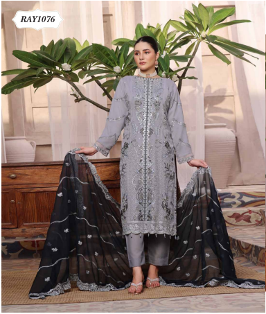 BIN HAMEED || ZAIFAA Luxury Chiffon || Ray 1076