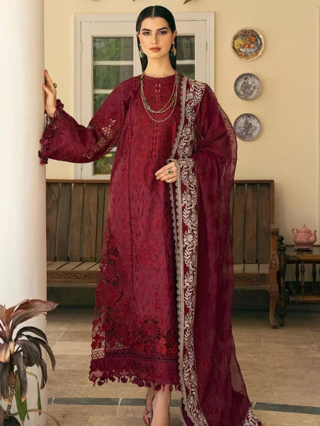 Baroque SL11-D05 EMBROIDERED SWISS LAWN with EMBROIDERED CHIFFON DUPATTA