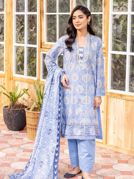 Gul Ahmed CL-32390 B 3PC Lawn Unstitched Printed Suit