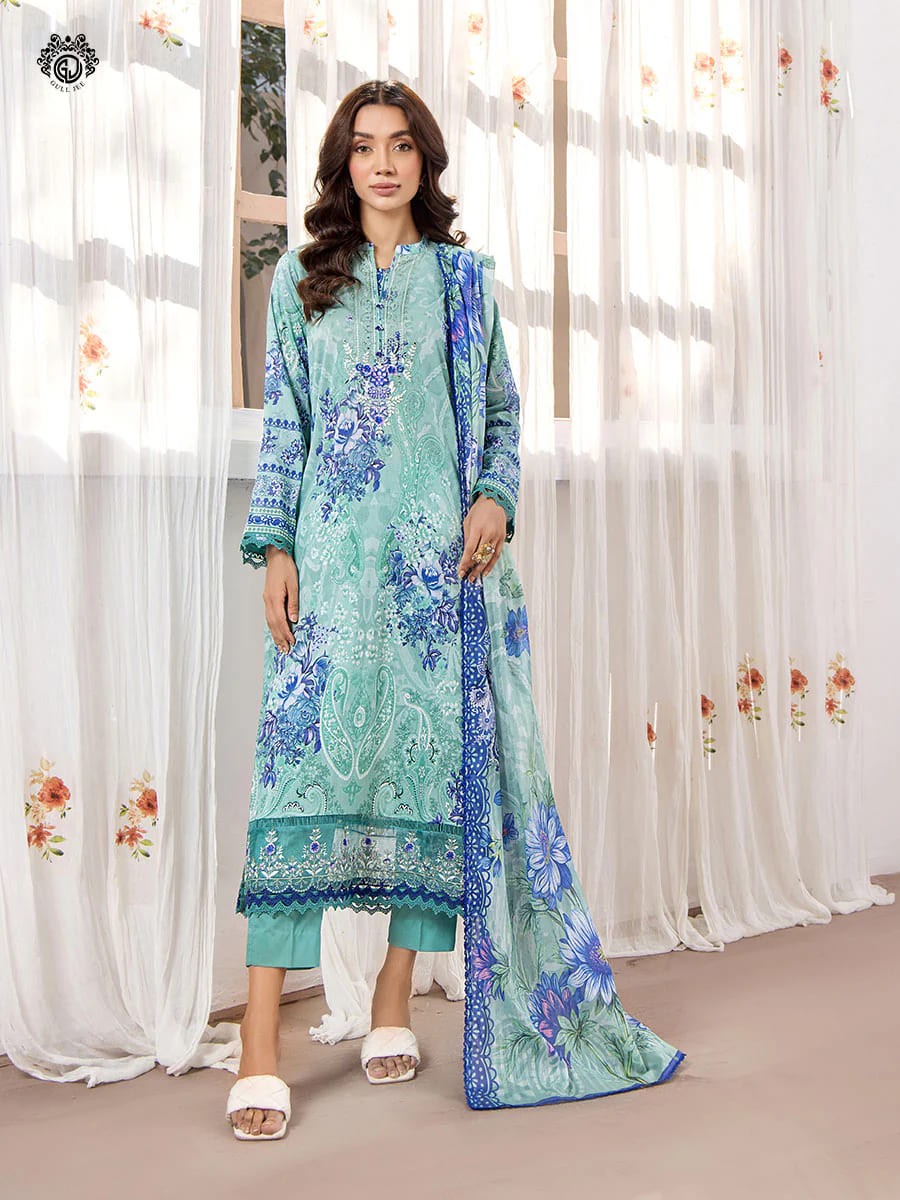 Esme By Gulljee Vol-01 Printed Embroidered Lawn Collection (GU ESM2401-A7)