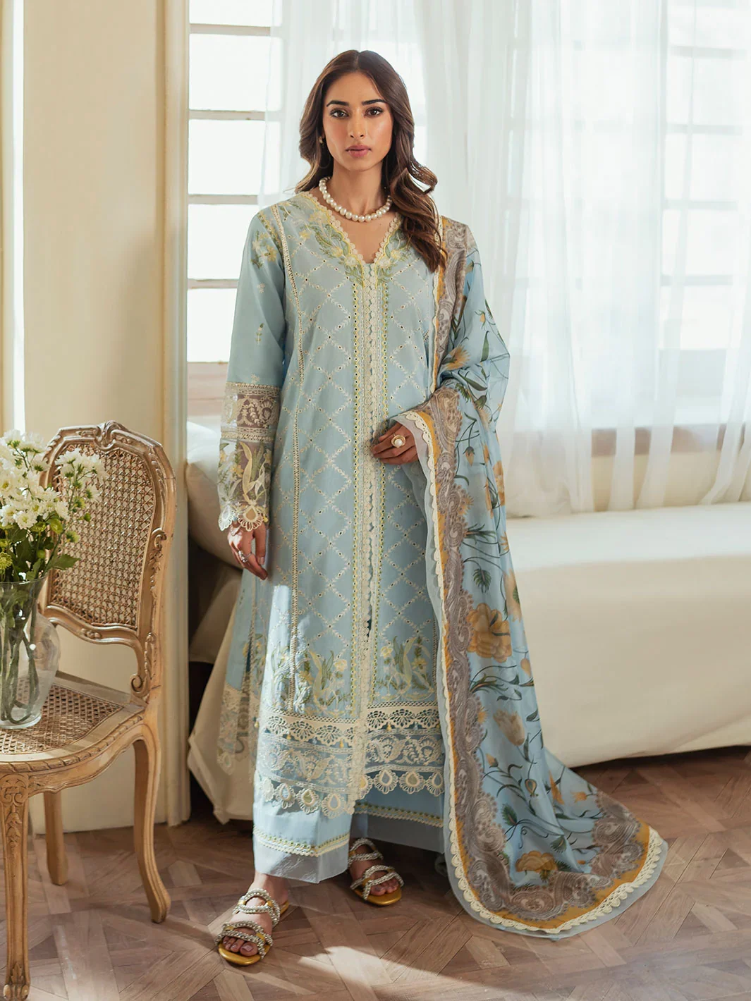 RIDA | 3PC Unstitched | Celine By Faiza Faisal