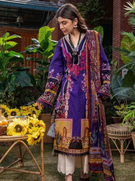 MOTIFZ MWU03233-999-WISTERIA DIGITAL PRINTED LAWN UNSTITCHED