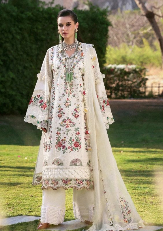 Lawn - Republic Womenswear - Kalani - Eid Luxury 25 - D7-A - Mira | SHELAI26062