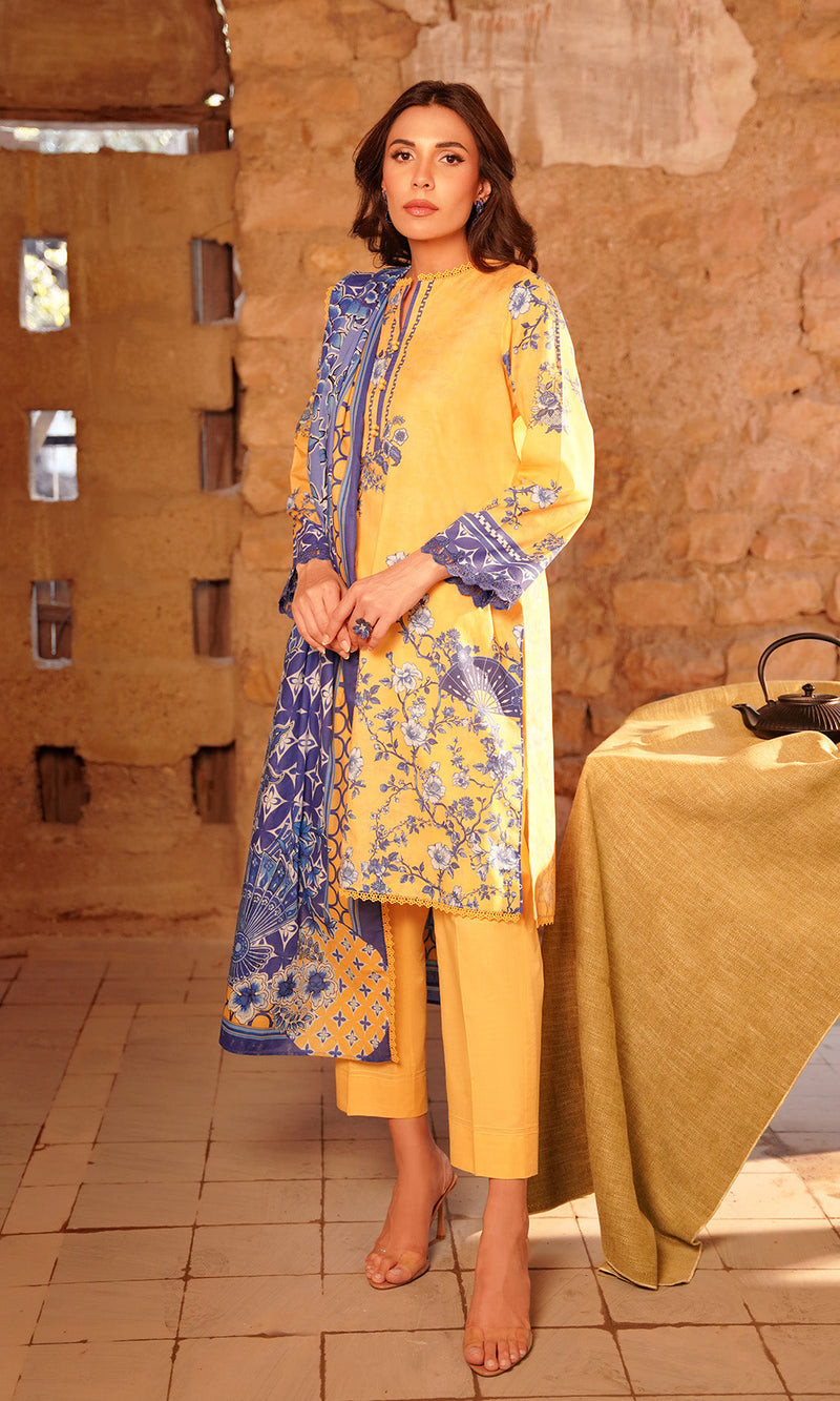 Sahar Selene Unstitched Lawn Exclusive Collection 25 | Oriental Bliss