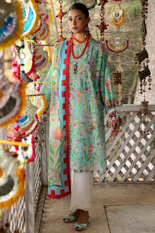 ZAHA Lawn 2025 Unstitched Exclusive Collection | ZARAAH | SHELAI25609