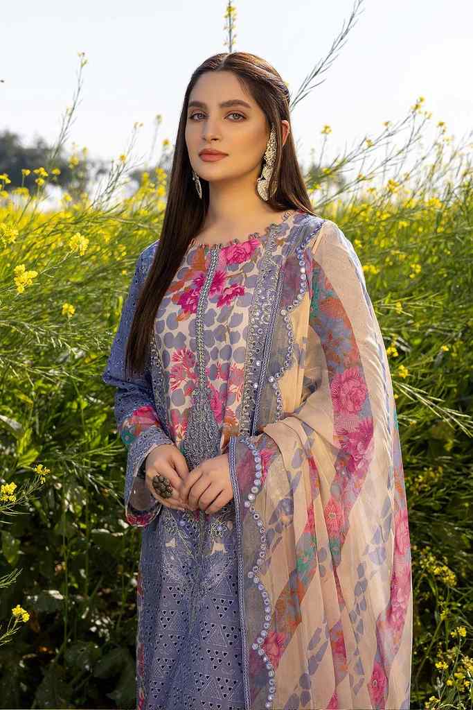 Charizma lawn chikankari collection vol-1 CCK23-07 3PC at Shelai