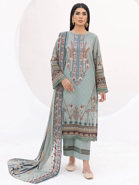 Johra Rever JH-608 Embroidered Digital Printed Lawn and Dupatta