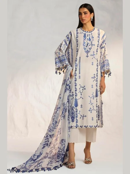 SANA SAFINAZ M242-017A-CJ MUZLIN SUMMER VOL II UNSTITCHED 3PCS COLLECTION