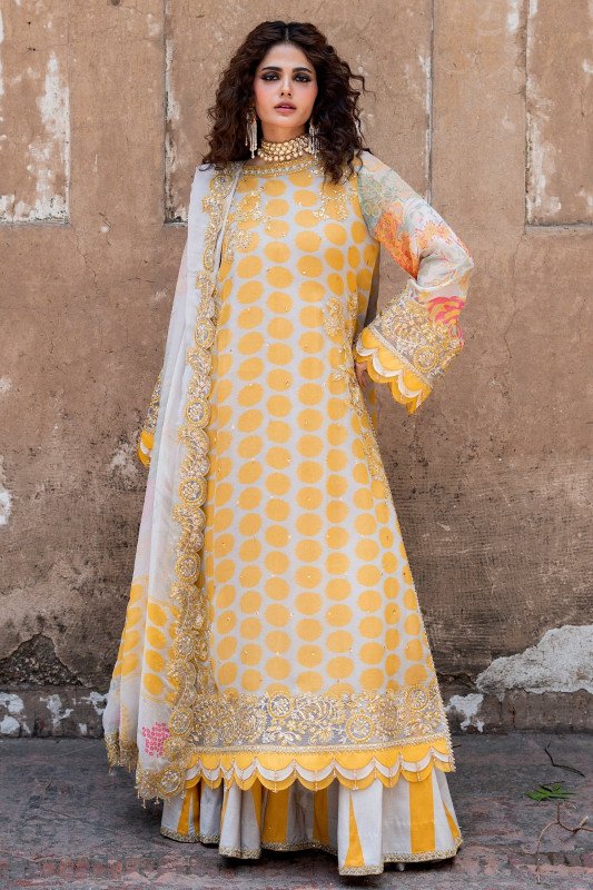 Charizma VASAL Luxury Chiffon Collection | Unstitched Printed Lawn Collection | SHELAI26081750