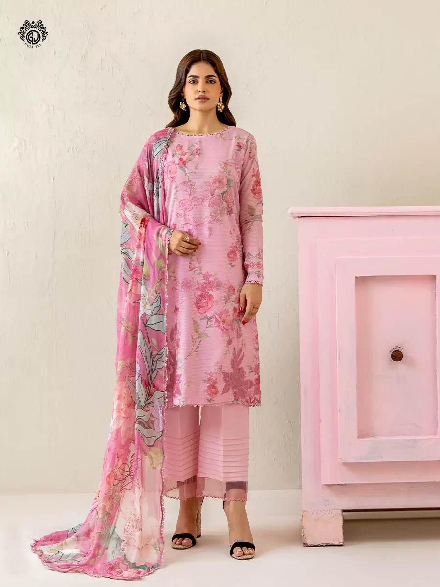 Morja | 3 PC UN-STITCHED | GMJ2508A5