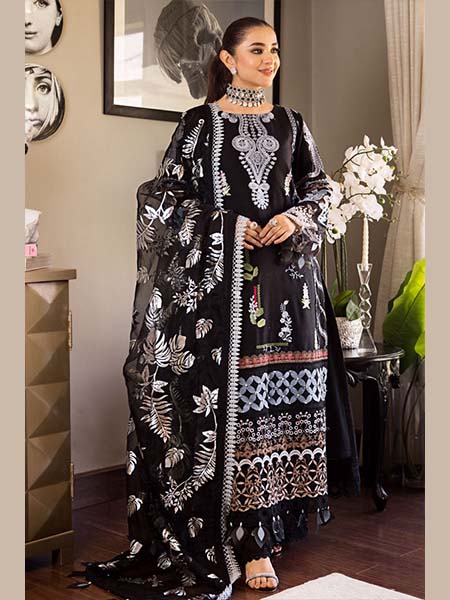 Al-Zohaib D 03 Mahiymaan Luxury Lawn`23