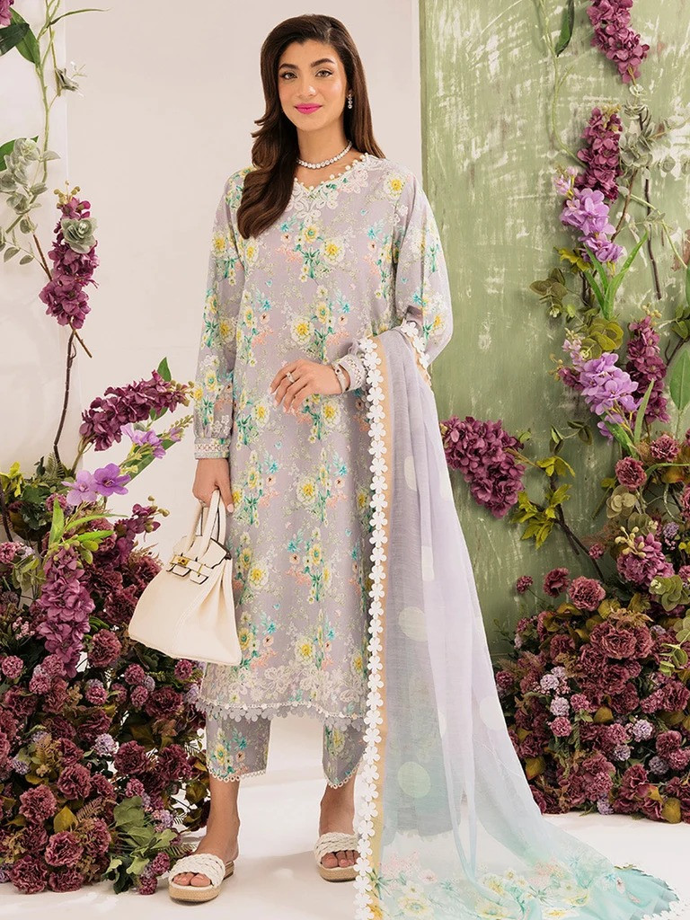 Faiza Faisal French Garden Lawn Collection Lily | SHELAI6886