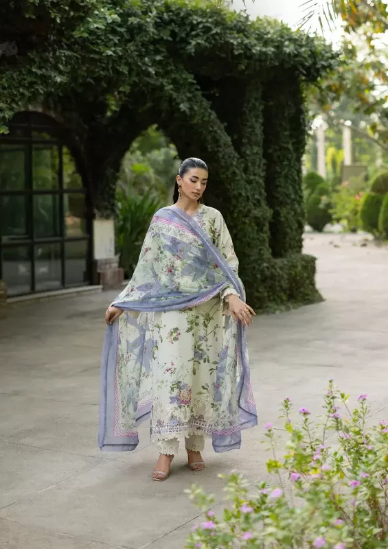 Elaf Premium Signature Unstitched Printed Lawn 2026 | SHELAI26082836