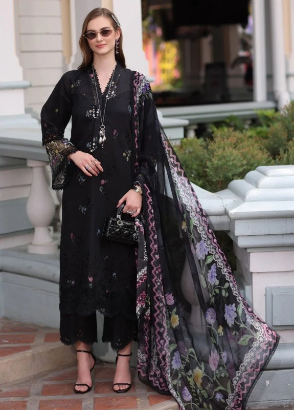 Noor by Saadia Asad Embroidered Lawn Suits Unstitched 3 Piece | SHELAI27411
