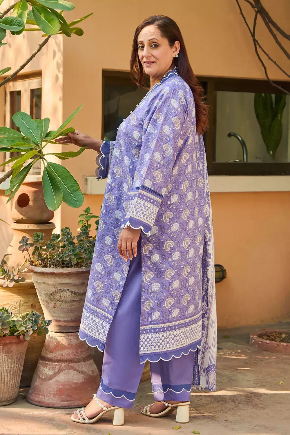 Gul Ahmed 3 Piece Embroidered Printed Lawn Suit CL-52692A | SHELAI26081733