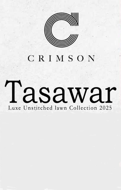 Crimson Luxe Lawn Unstitched Exclusive Collection 2025