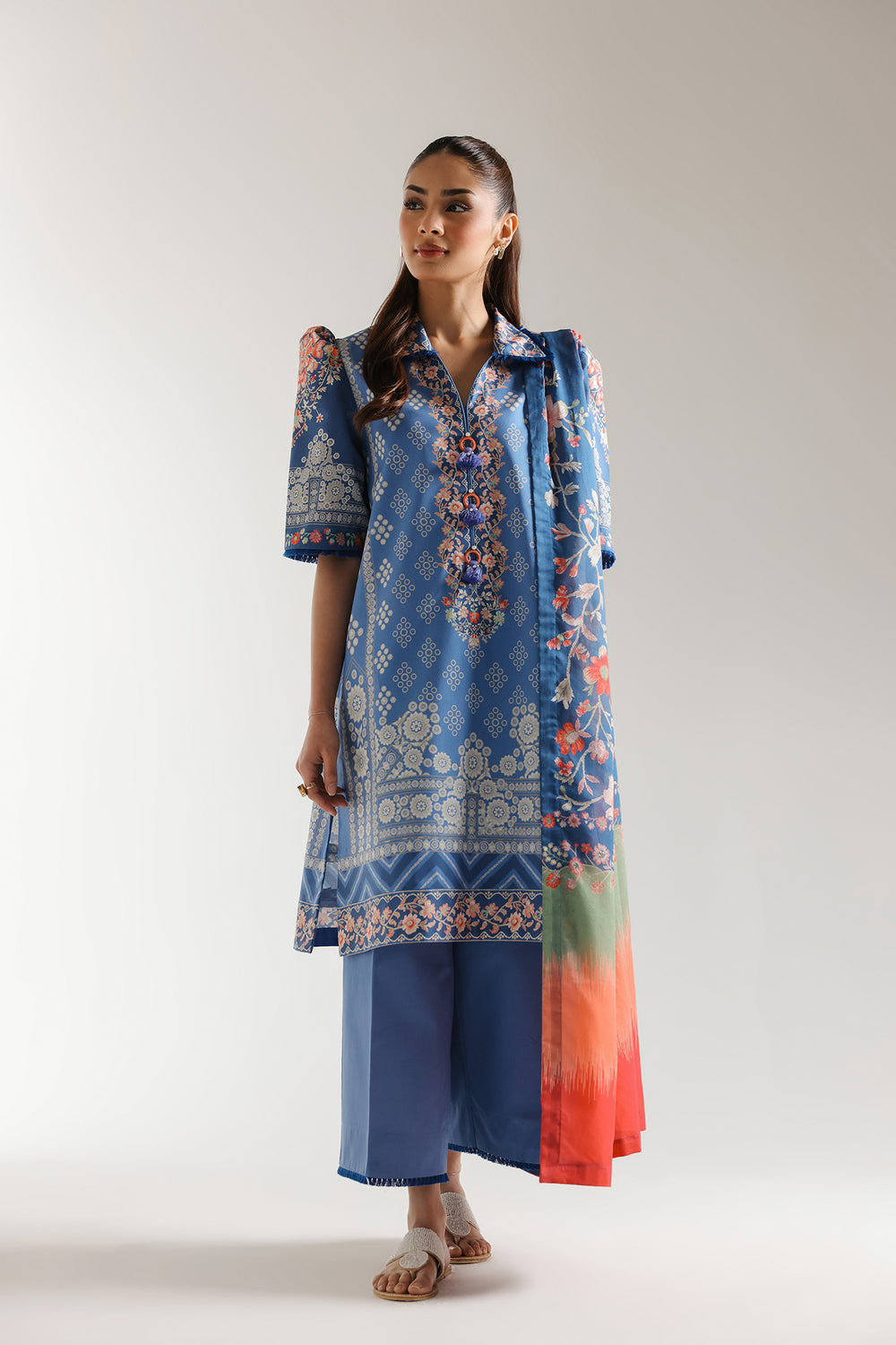 ETHNC Unstitched Lawn 2025 | Ethnc E0677-202-629