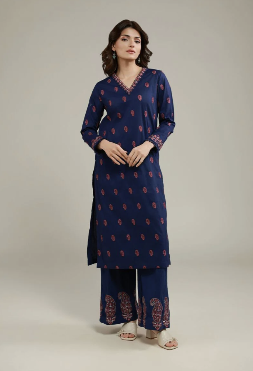 KHAADI ST Paisley Longline | 10E2-03TA