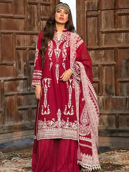 Ittehad Saira Rizwan SR-11 Embroidered Lawn Suits Unstitched 3Pc