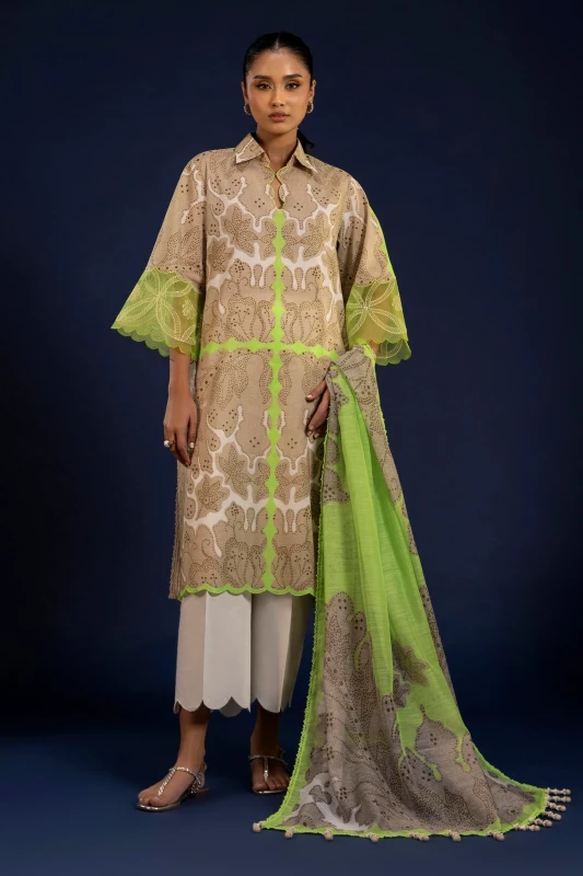 Sana Safinaz Mahay Unstitched Lawn 2 Piece Suit | 004B