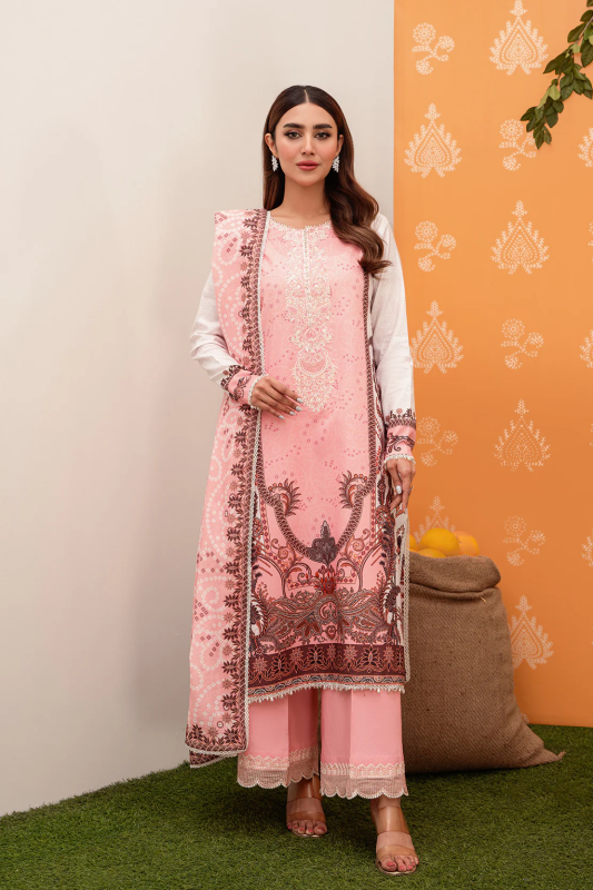 So Kamal Printed - 3 Pc Lawn Suit | DPL 3820