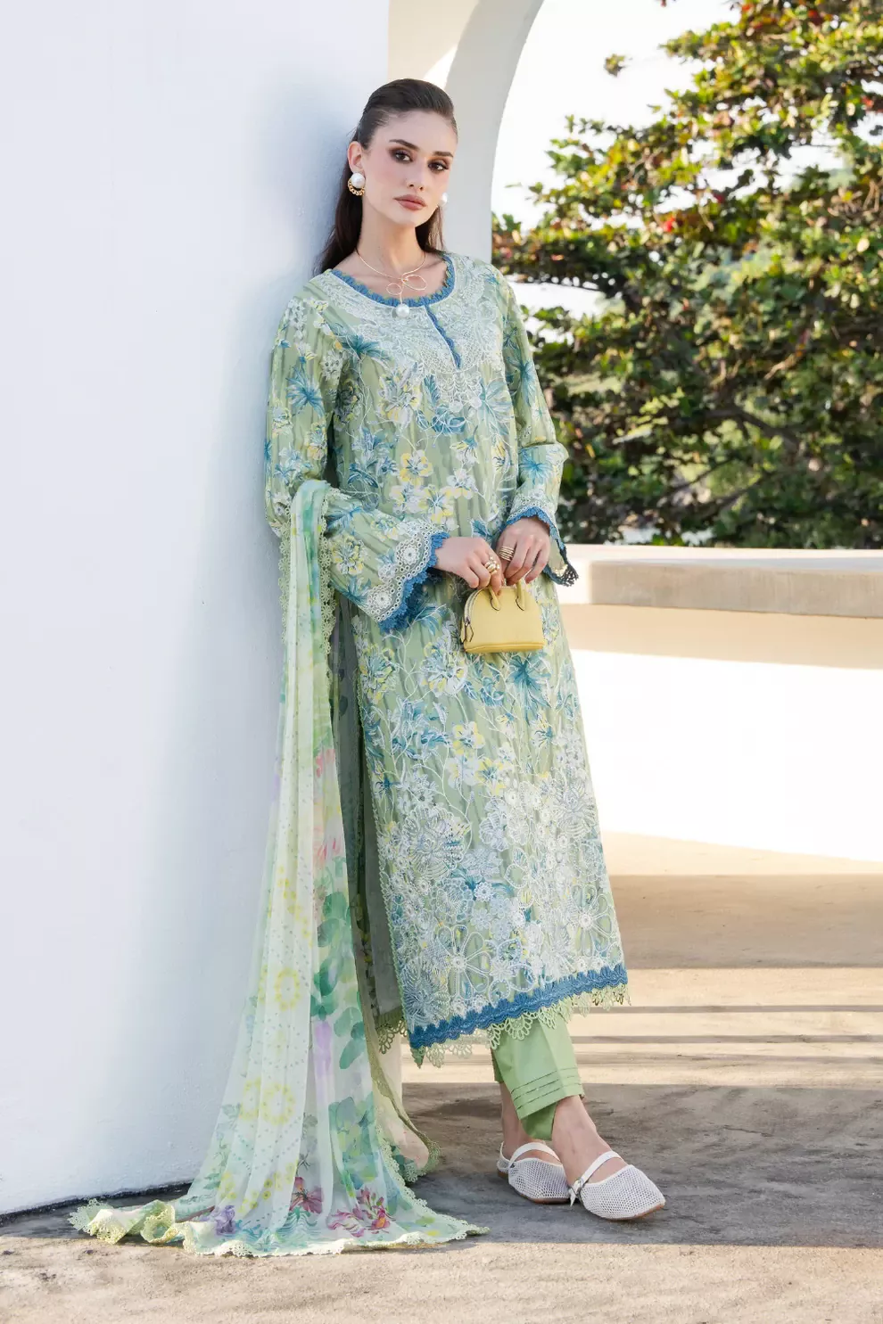 AABYAAN Sheznil Chikankari UST | SOMIYA (AZ-12)