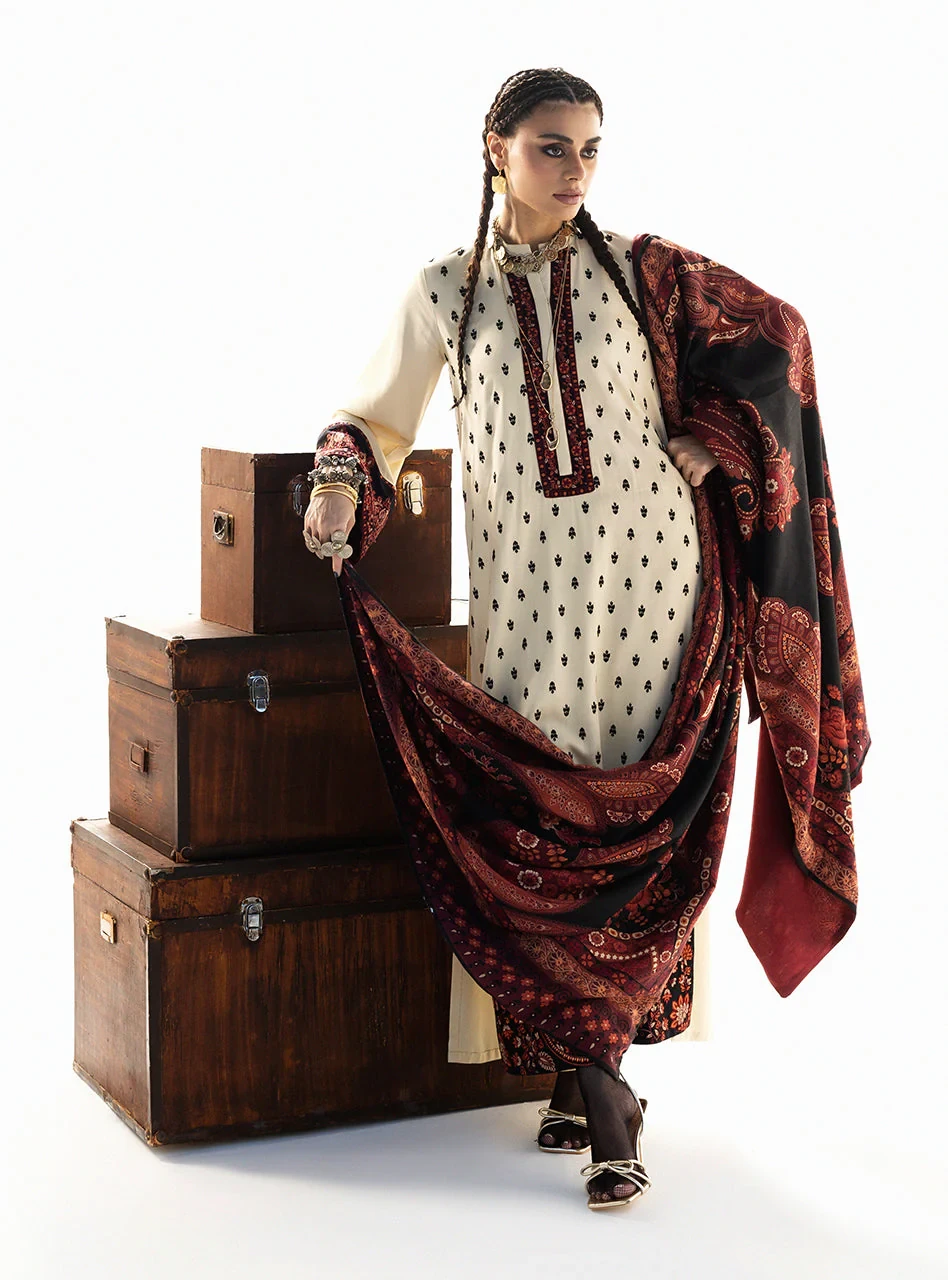 Zainab Chottani Unstitched 3pcs | Imani - D1