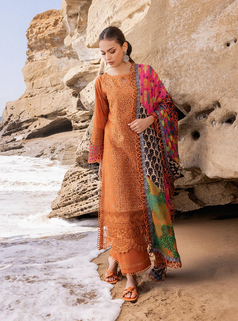 Zainab Chottani | Embroidered Chikankari Lawn | 3pc Suit | Naysa - 4A