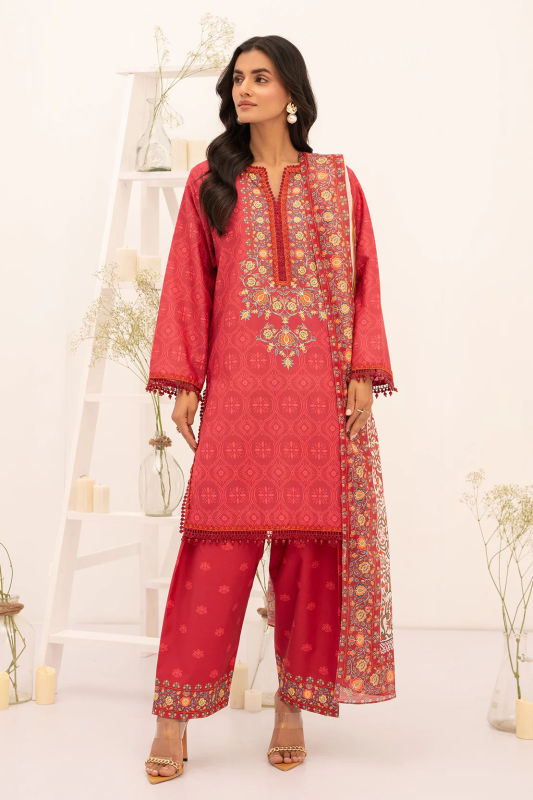 So Kamal Printed - 3 Pc Lawn Suit | DPL 4108