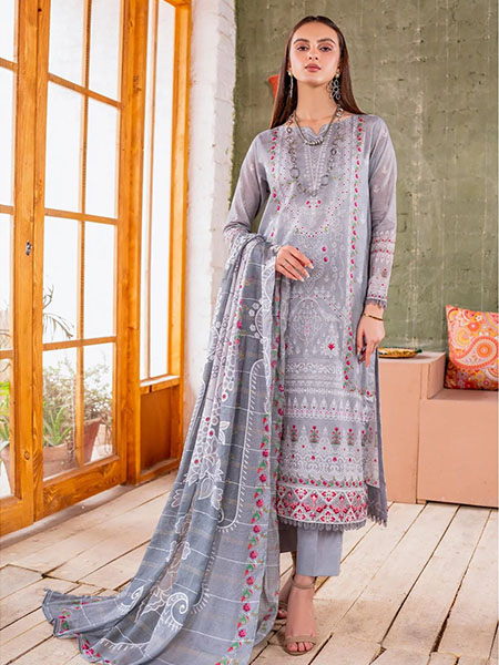 Gull Jee ARTICLE A9 Unstitched Luxury Digital Printed Lawn 3 Pc