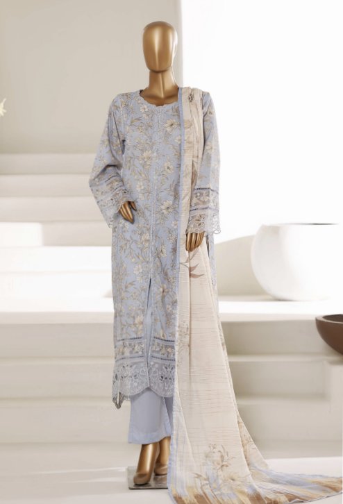 Sada Bahar Festive Embroidered Lawn - 3