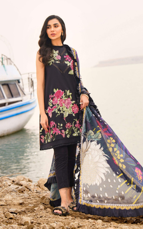 Asifa Nabeel Unstitched Summer |  SHELAI9870