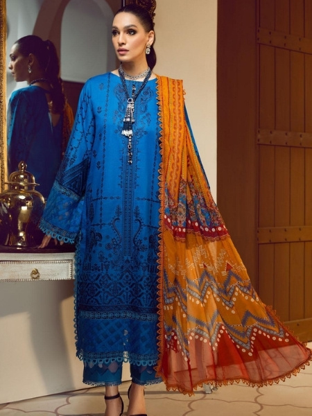 Ittehad Textiles LF-EP1-2208 Embroidered Lawn Suits Unstitched 3 Piece