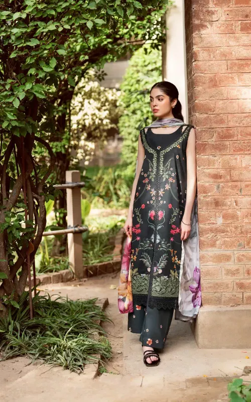 Yakin By Asifa Unstitched Collection 25 | YAKIN YKL25-11