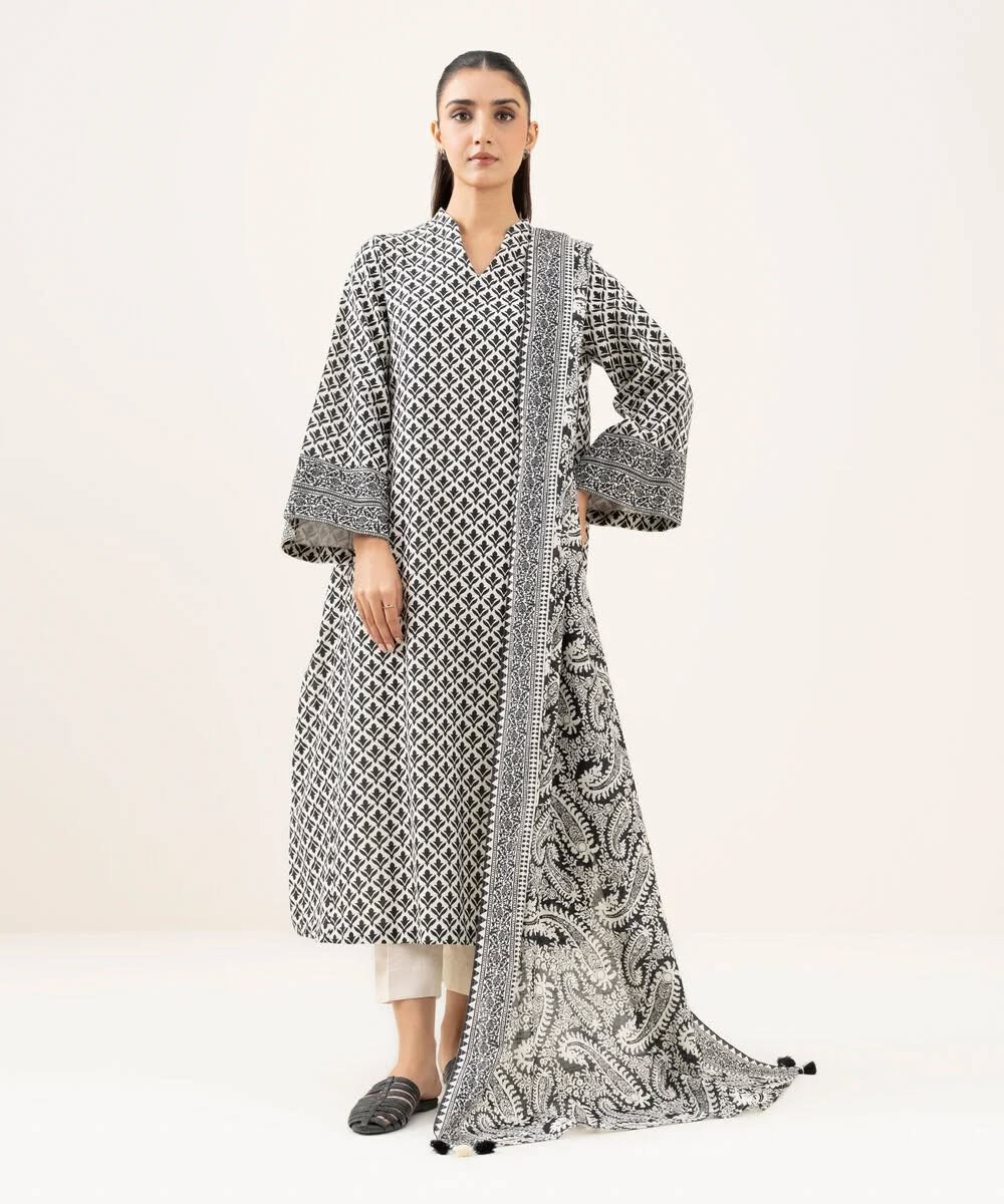 Sapphire | 3 Piece - Printed Lawn Suit | 25V721SOU