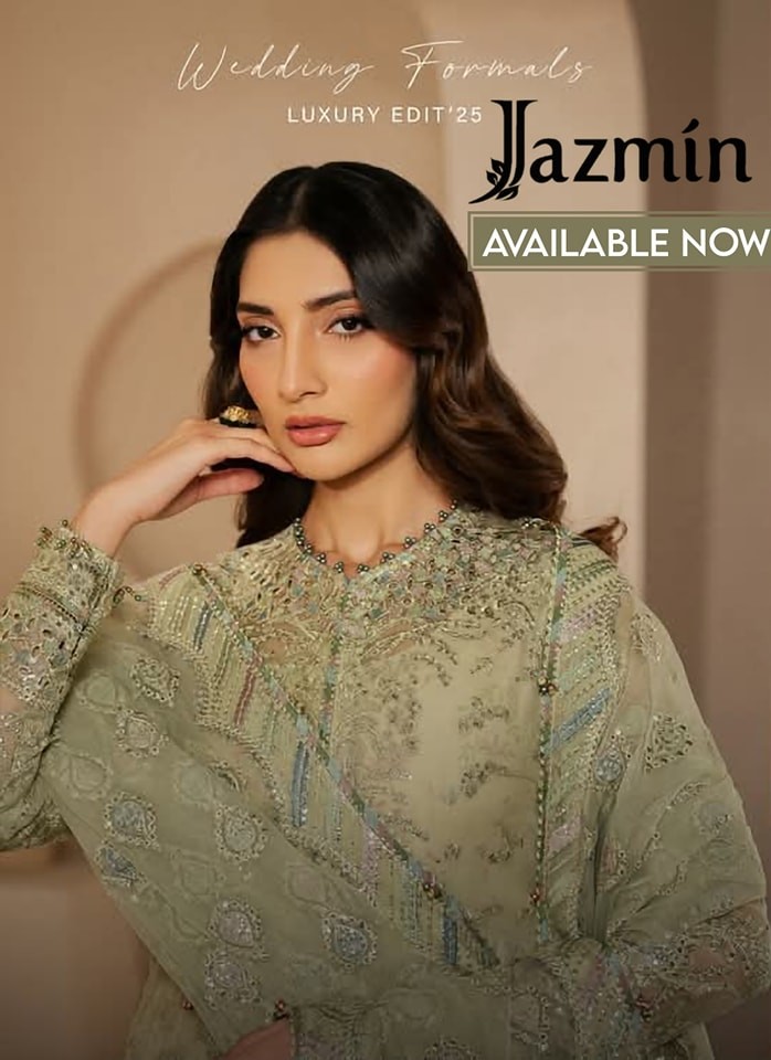 Jazmin Wedding Formals Embroidered Chiffon