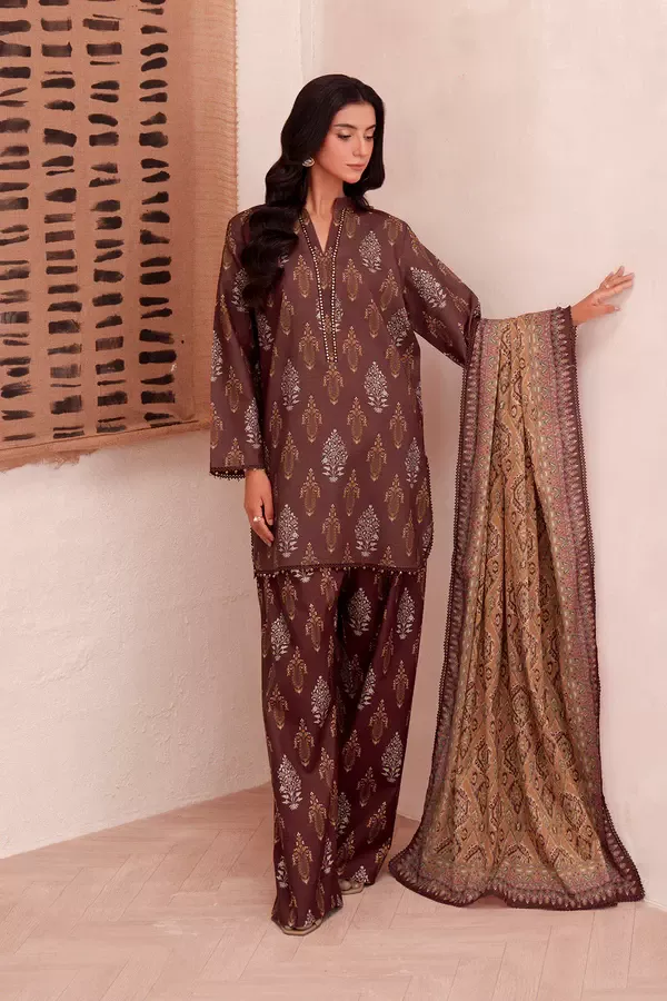 SO KAMAL Printed - 3 Pc Lawn Suit | DPL 4804