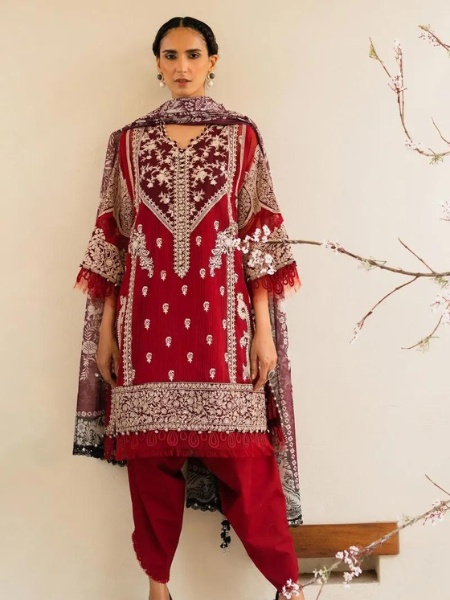 Sana Safinaz Muzlin M232-003A-CV Summer Volume-02 Collection 2023