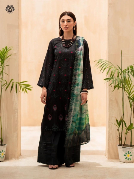 Premium Mishal by Gulljee GMIS2307A4 Luxury unstitched Embroidered Collection '23