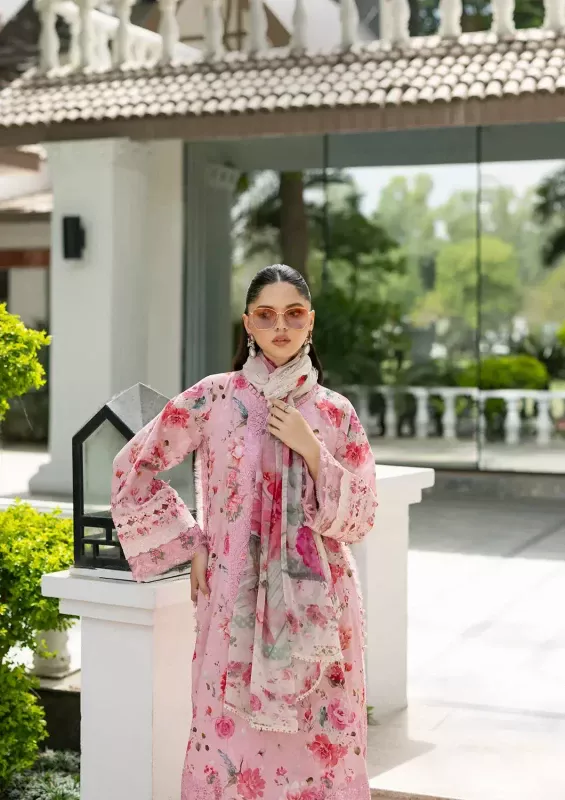 Elaf Premium Signature Unstitched Printed Lawn 2026 | SHELAI26082837