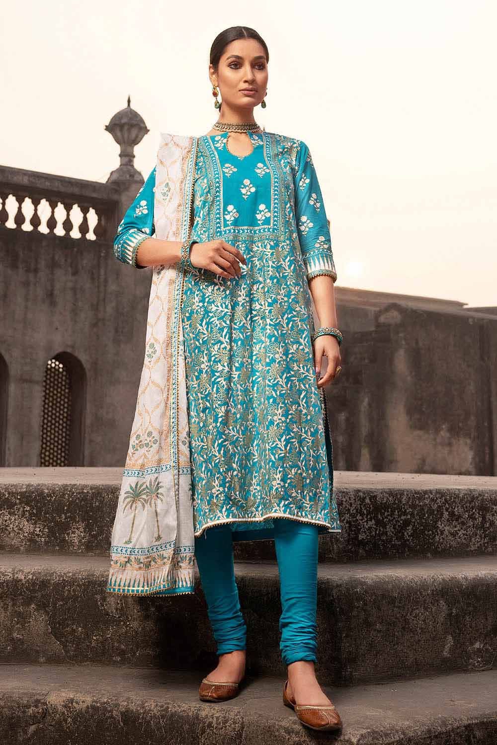Gul Ahmed unstitched printed lawn CL-32426A 3PC at Shelai