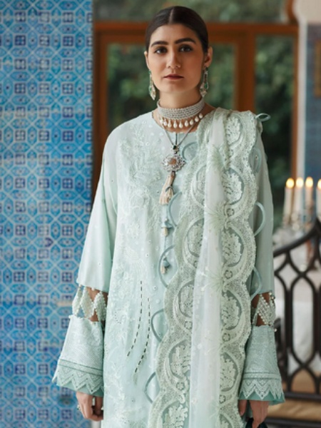 Elan EF21-01 KASIA Embroidered Lawn Suit Unstitched 3 Piece - Summer Collection