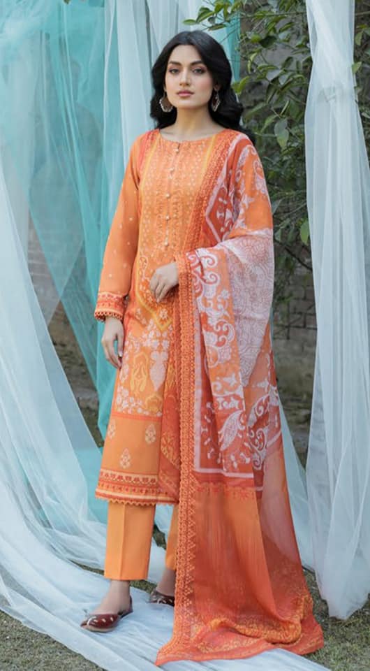 Rang e haya unstitched embroidered GRH2303 A7 3 piece at Shelai